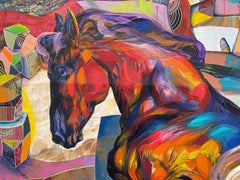 Tadeo Zavaleta ** Midnight Ride ** Original Acrylic On Canvas