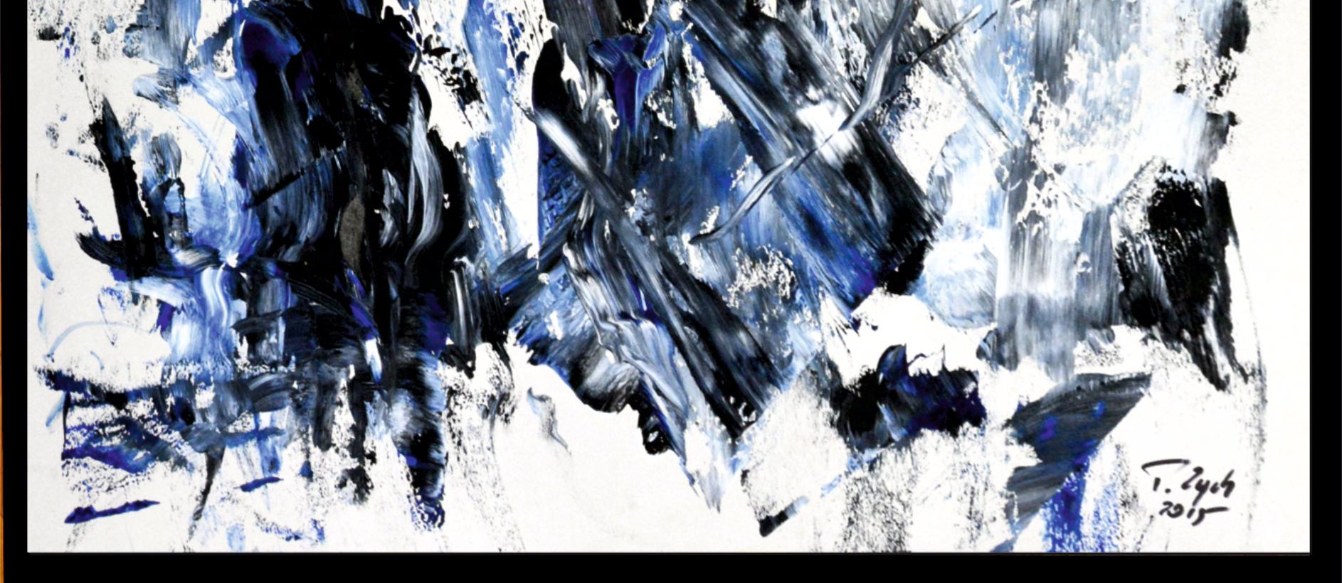 Alaska / Acrylic on cardboard / 100 x 70 cm For Sale 3
