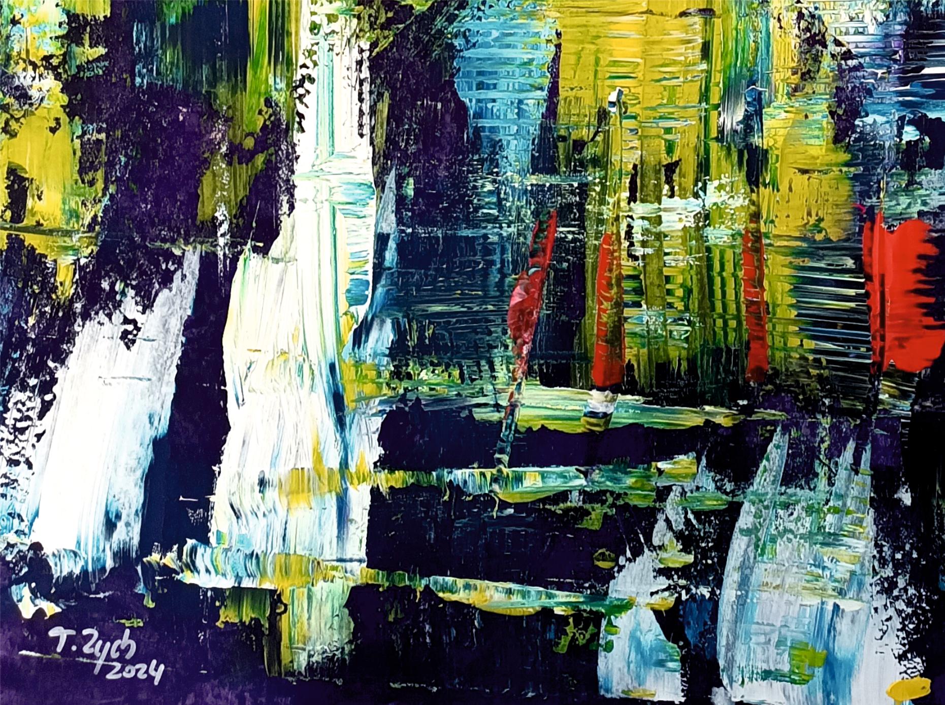 Argentina I / Acryl auf Karton / 100 x 70 cm im Angebot 1