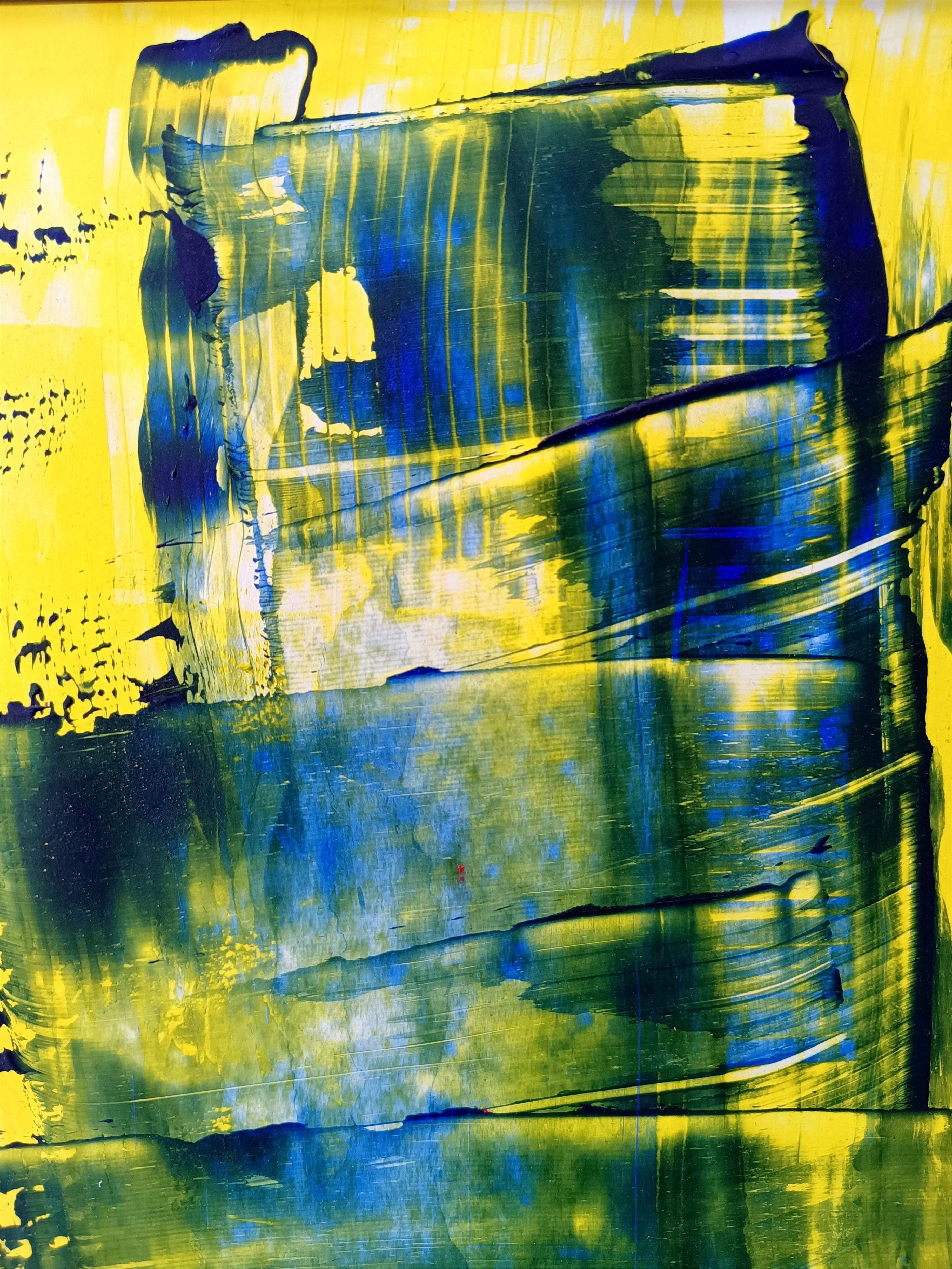 Brazil II/ Acrylic on cardboard / 100 x 70 cm - Painting by Tadeusz Zych
