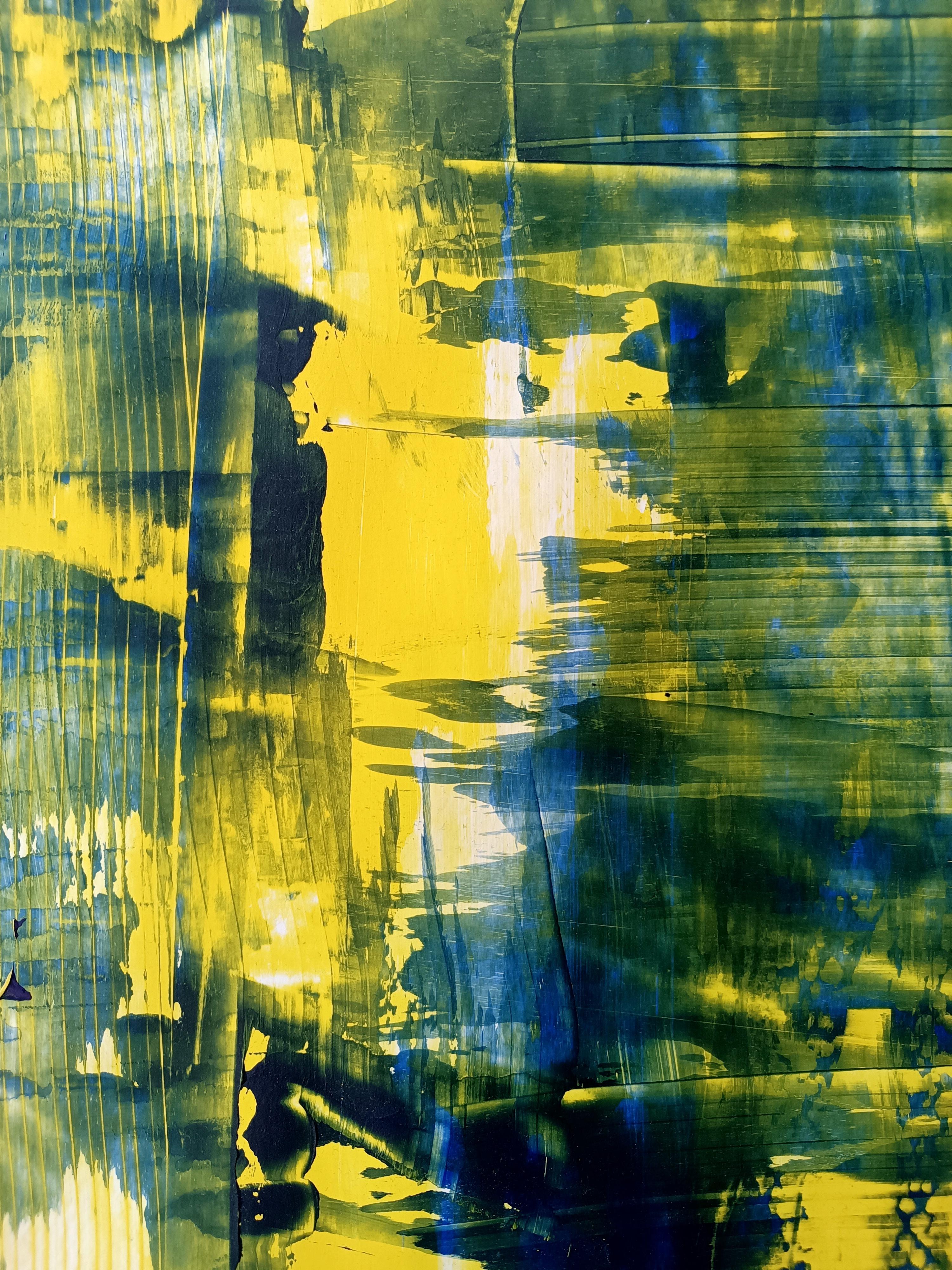 Brazil II/ Acrylic on cardboard / 100 x 70 cm - Brown Abstract Painting by Tadeusz Zych