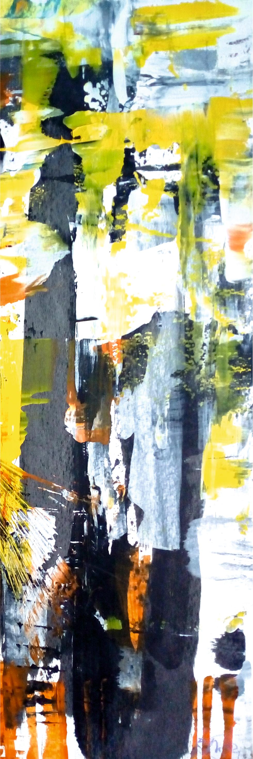 Brazil I/ Acrylic on cardboard / 100 x 70 cm. Authors: Tadeusz Zych and Ryszard Miłek. Catalog number A033.
Painting abstract. Framed in a beautiful aged whitewashed wooden frame. Ready to Hang. Signed on the front.

Tadeusz Zych b. 1968 in Krakow,