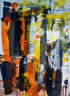 Brésil I / Acrylique sur carton / 100 x 70 cm