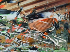 Fleeting buzz / Acrylic on board, own technique / 95 x 135 cm