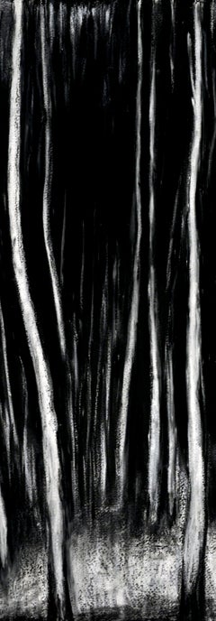 Depth of Darkness / Oil Pastel on cardboard / 70 x 50 cm