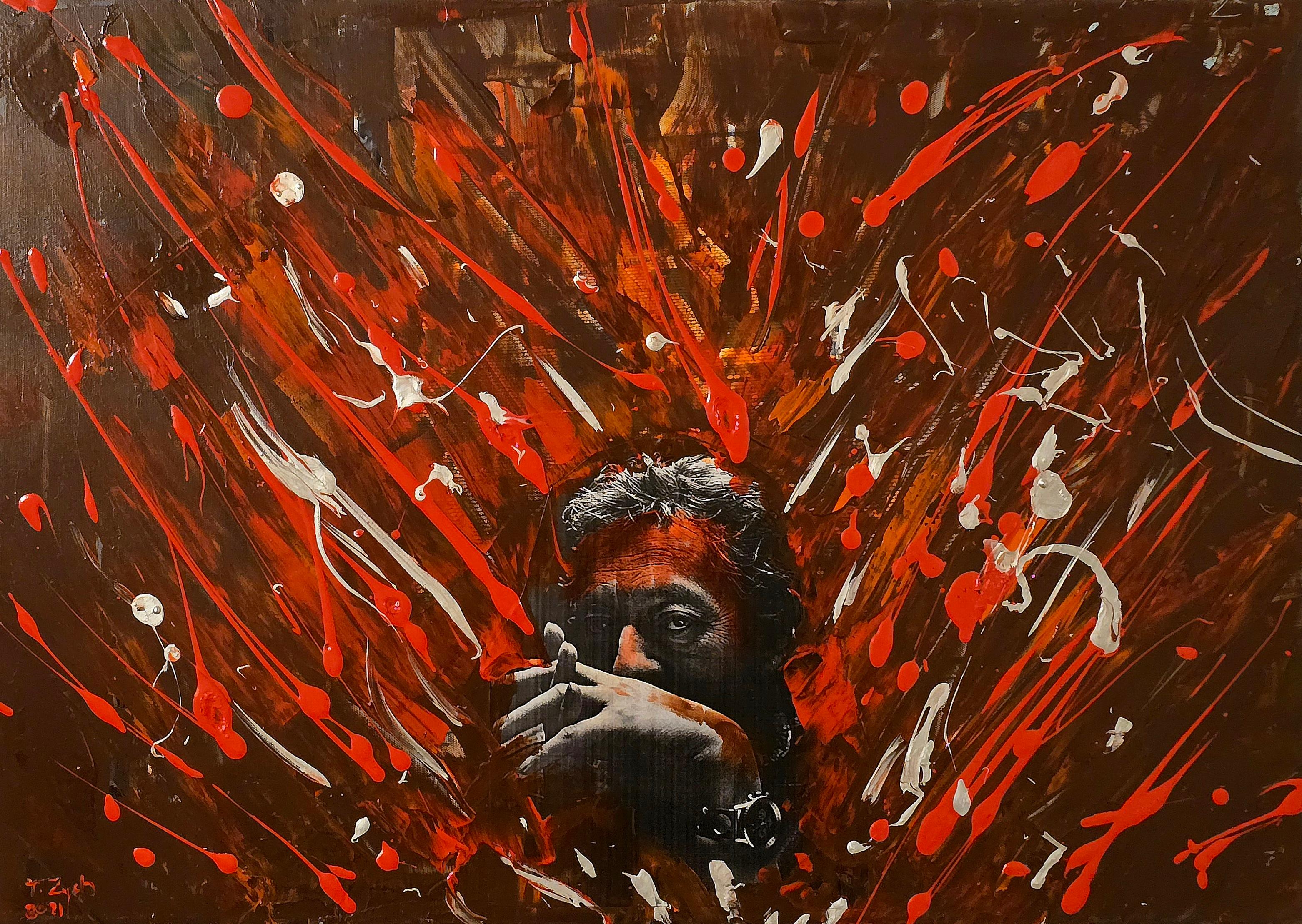 "Gainsbourg" / Acrílico sobre lienzo / 50 x 70 cm