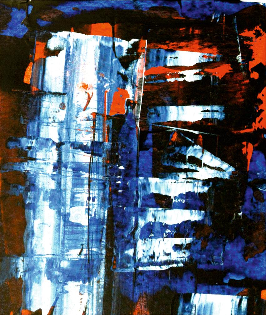 Marika /Acryl auf Karton/ 70 x 100 cm – Painting von Tadeusz Zych