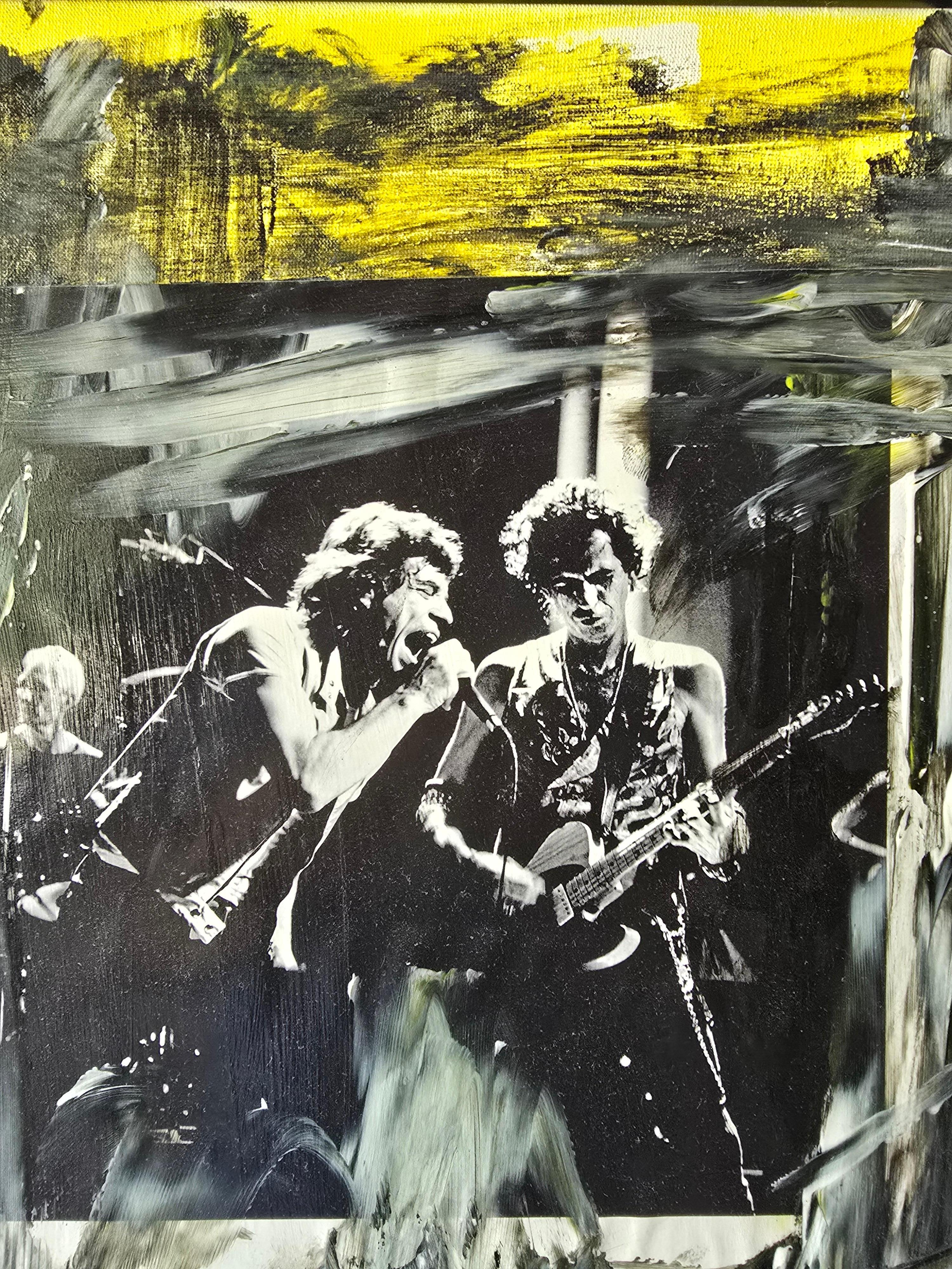 Rolling Stones / Acrylic on canvas / 100 x 70 cm For Sale 2