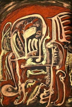 Saga / Oil Pastel / 70 x 50 cm