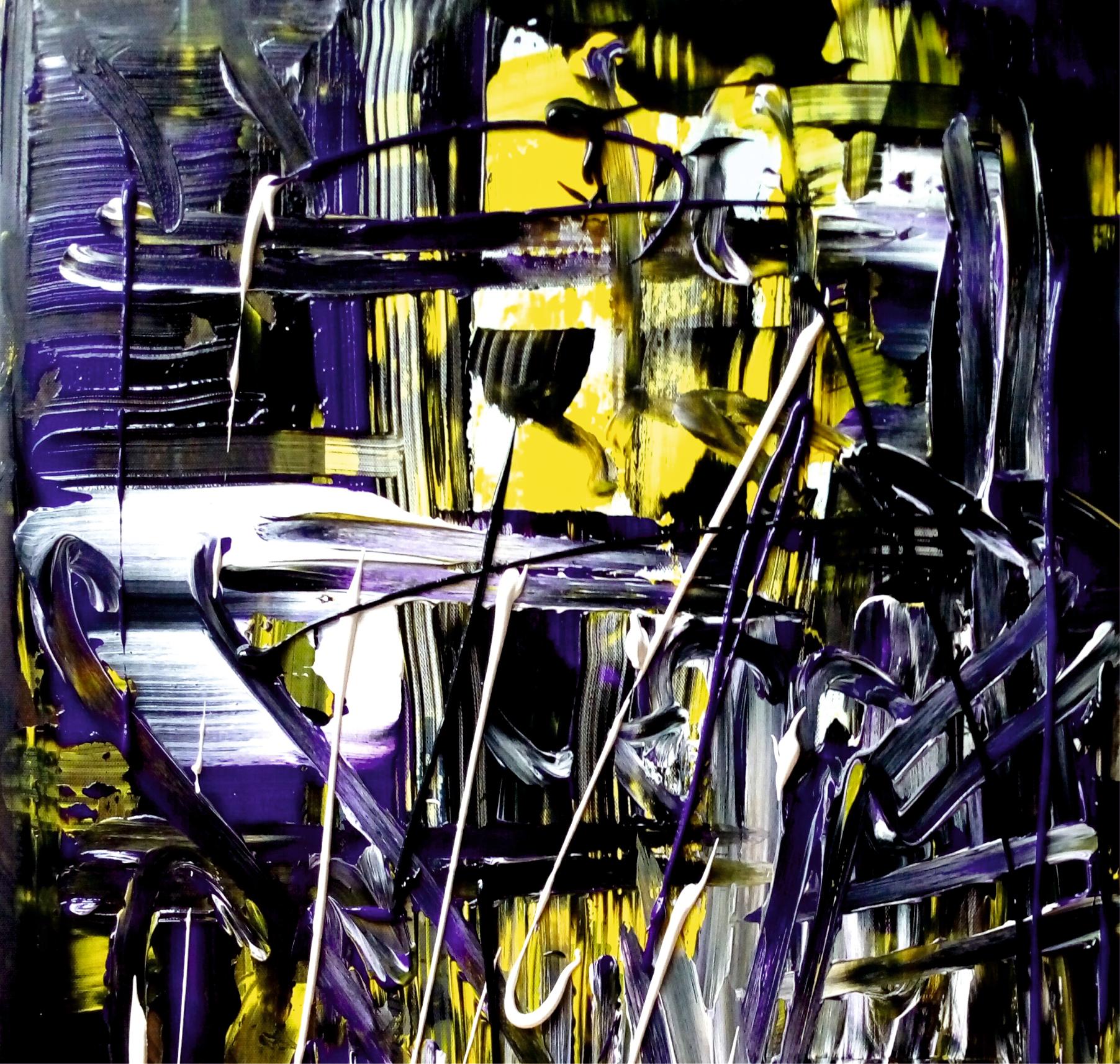 Silenzio /Acrilico su tela / 70 x 50 cm - Painting Espressionismo astratto di Tadeusz Zych
