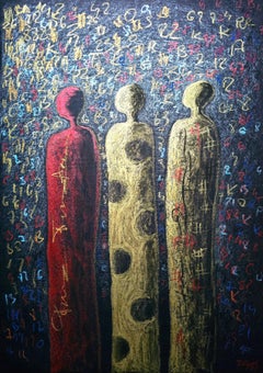 The Digital World / from the Zychany series / Oil Pastel / 70 x 50 cm