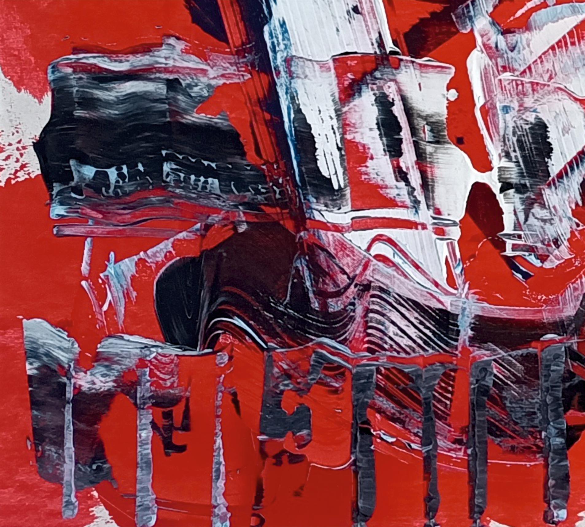 Three elements / Acrylic on cardboard / 70 x 100 cm For Sale 3