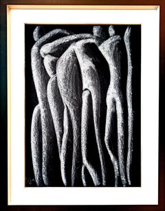 "Unity" / Oil pastel on cardboard / 68 x 48 cm