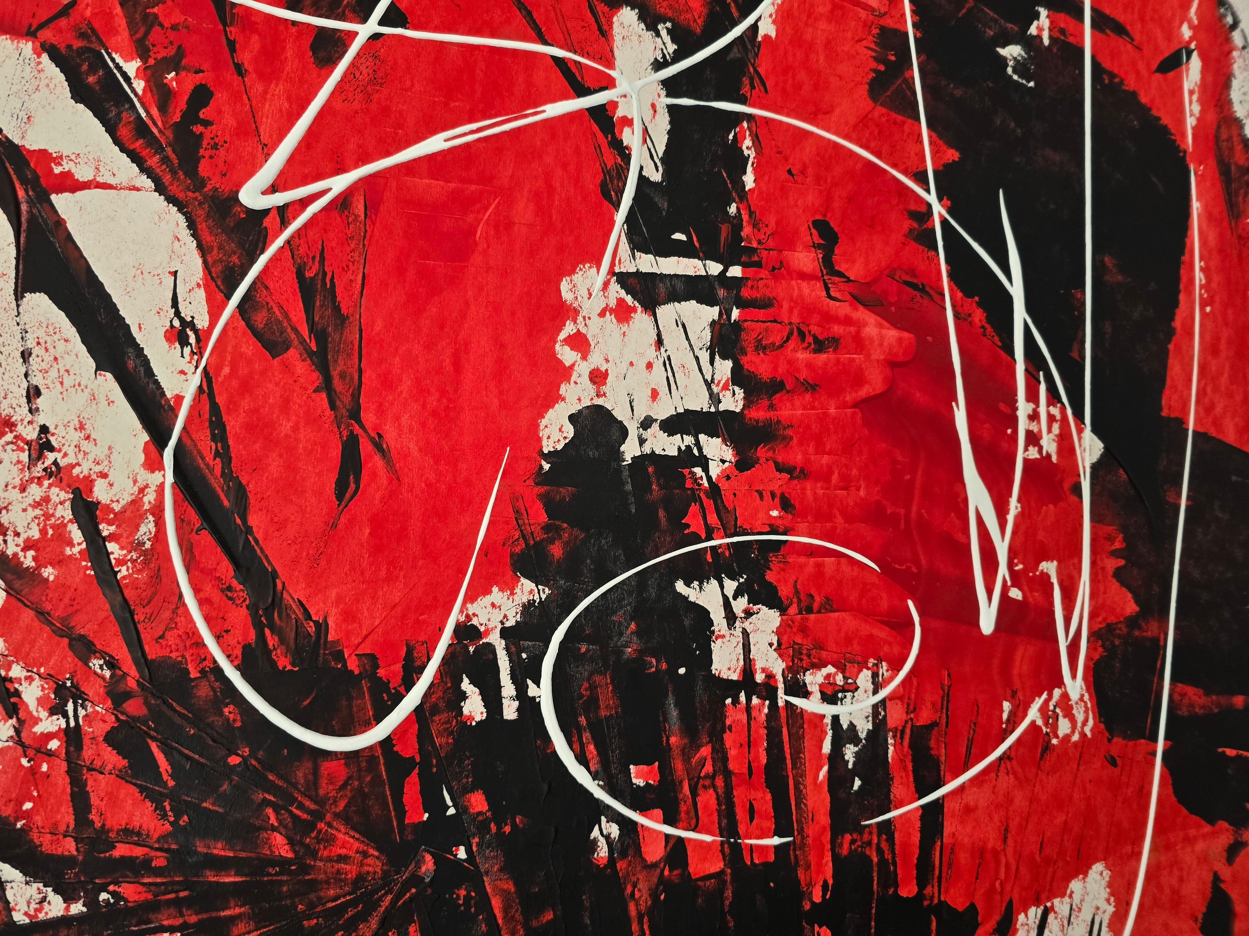Unbenannt  Acryl auf Karton / 100 x 70 cm im Angebot 5