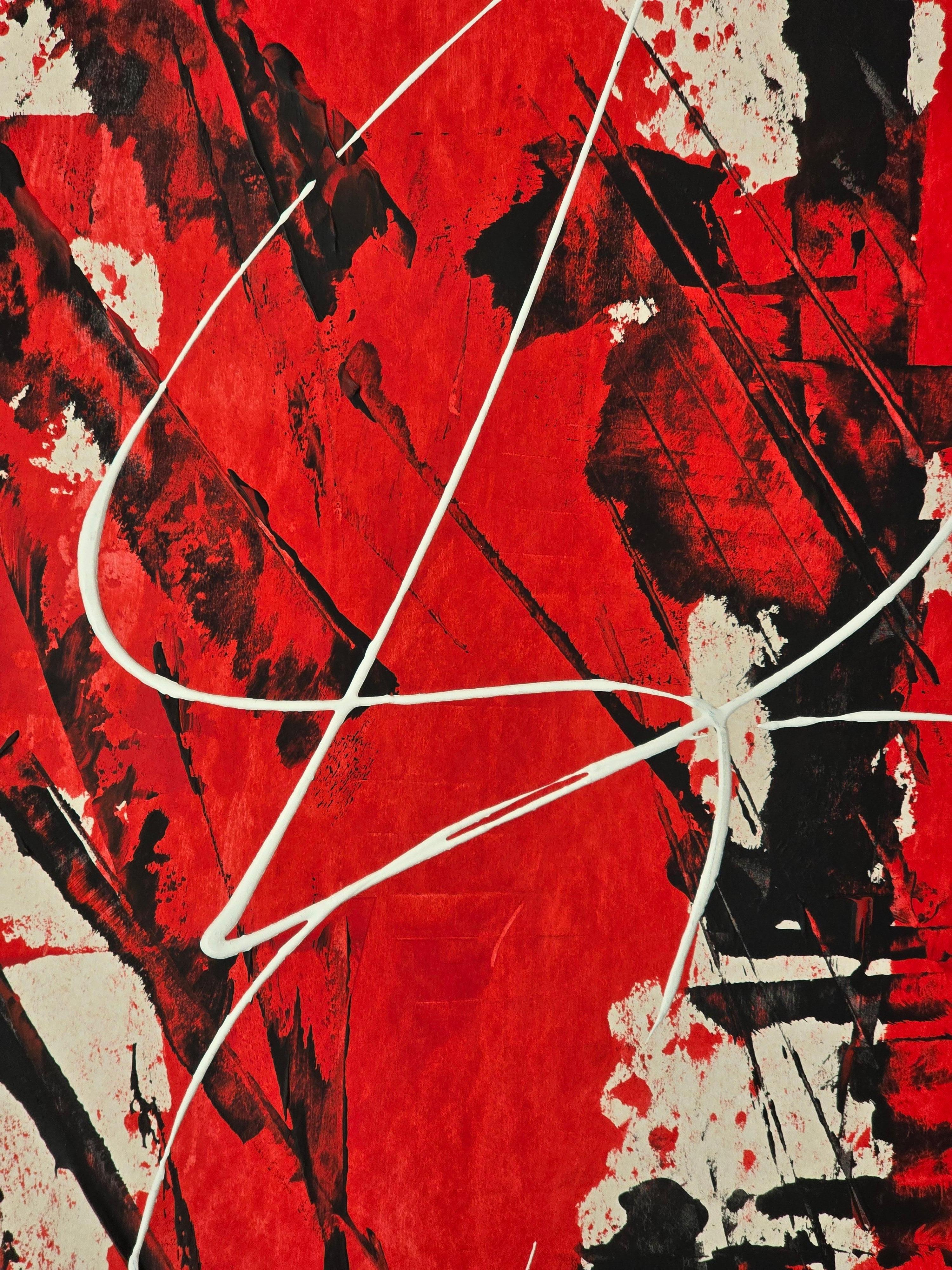Unbenannt  Acryl auf Karton / 100 x 70 cm im Angebot 1