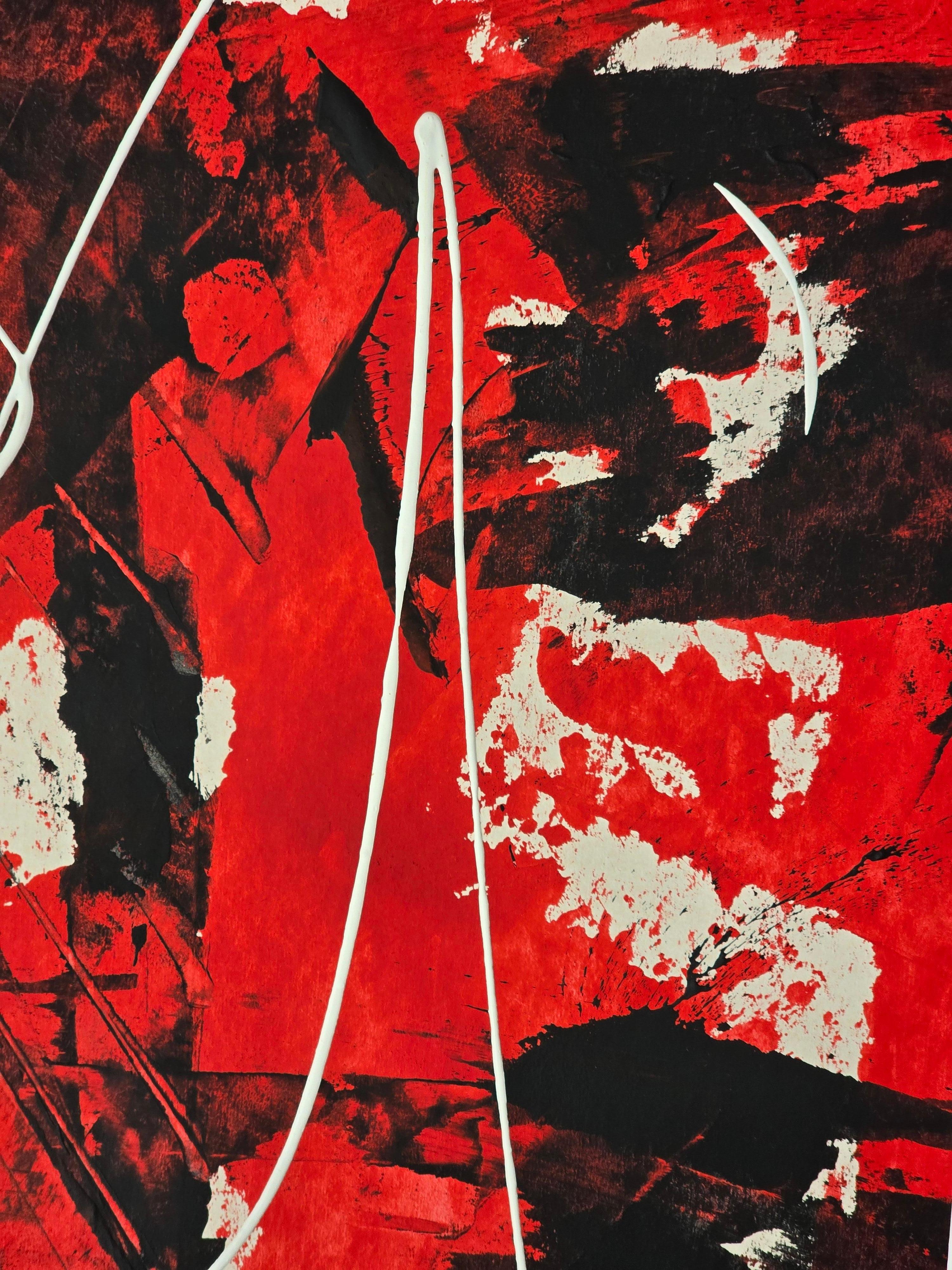 Unbenannt  Acryl auf Karton / 100 x 70 cm im Angebot 3