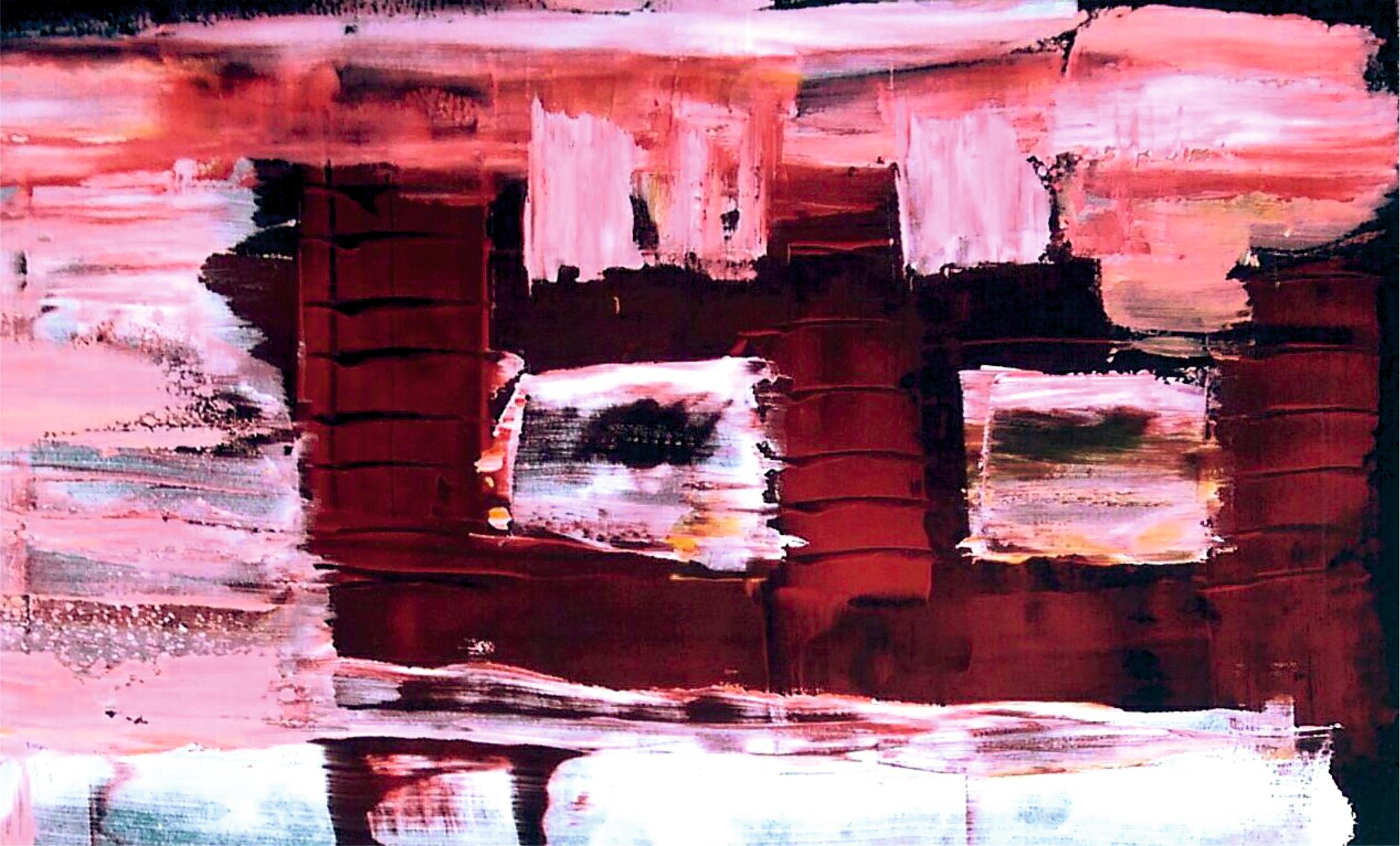 Carri /Acrilico su cartone / 70 x 50 cm - Painting di Tadeusz Zych