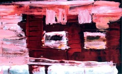 Wagons /Acrylic on cardboard / 70 x 50 cm