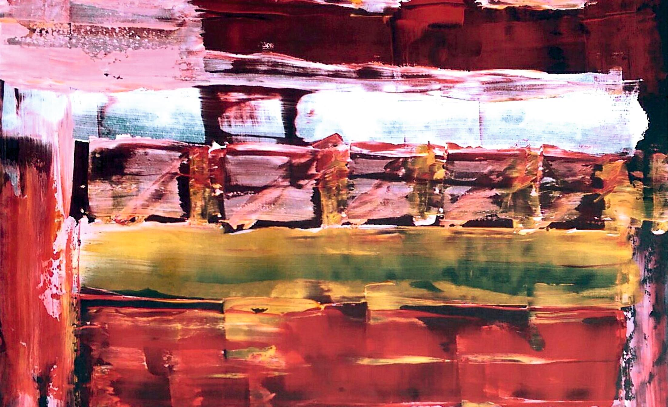 Carri /Acrilico su cartone / 70 x 50 cm - Painting Espressionismo astratto di Tadeusz Zych