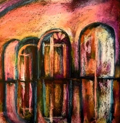 Without title / Oil Pastel on cardboard / 50 x 70 cm