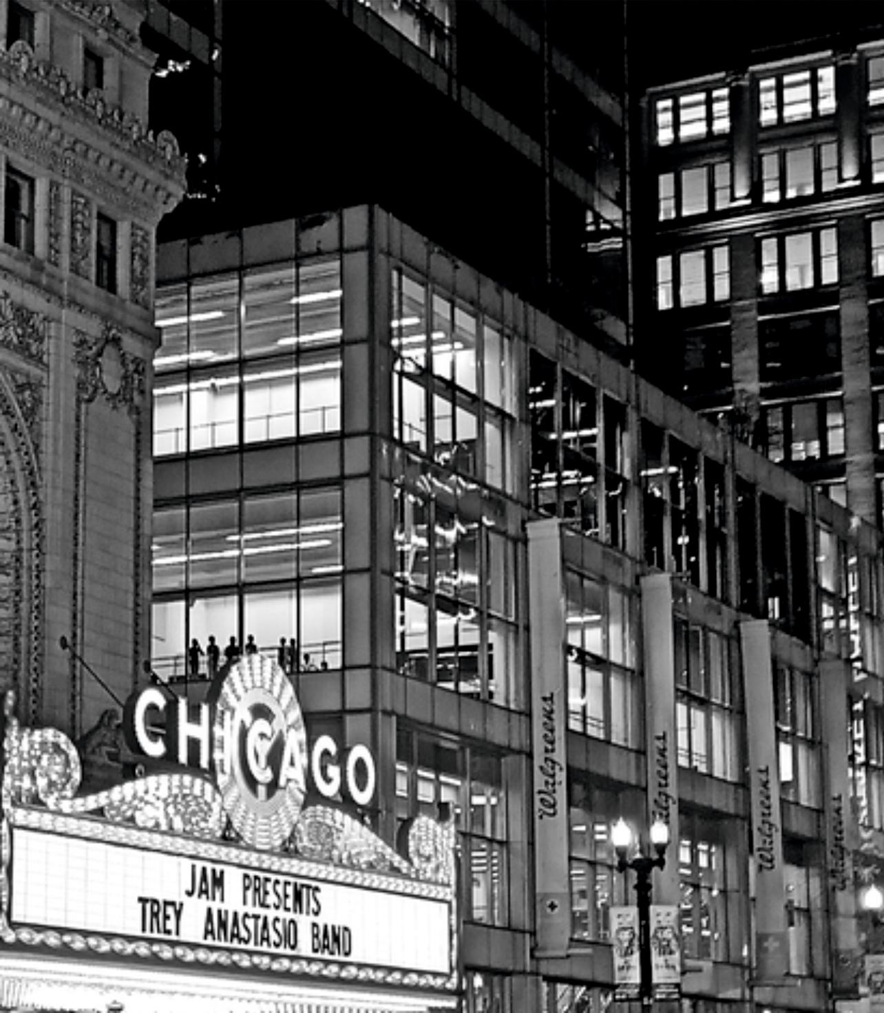 Chicago II - Black Black and White Photograph by Tadeusz Zych