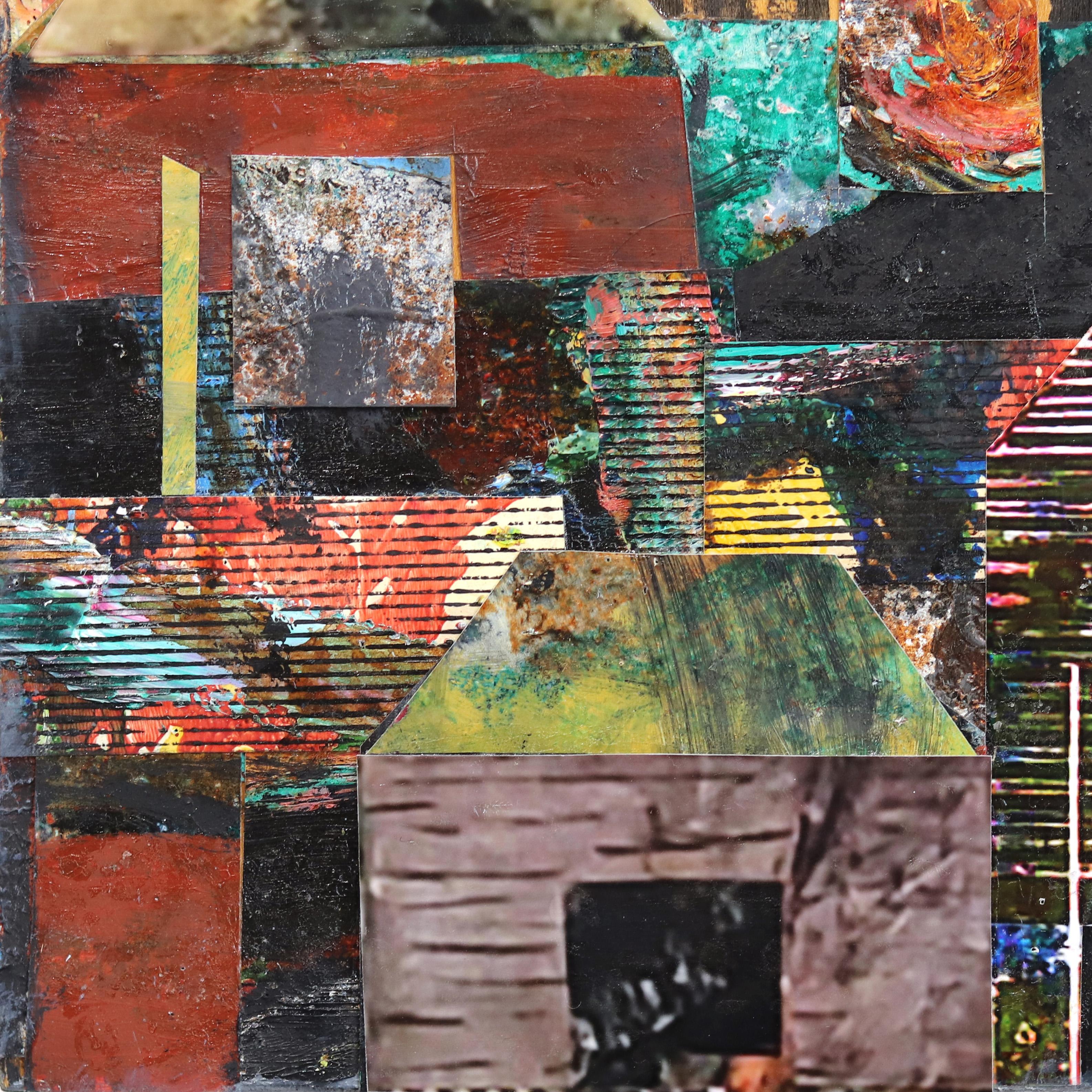 Sublime 1179 - Obra de Arte Original Paisaje Abstracto en Técnica Mixta en venta 4