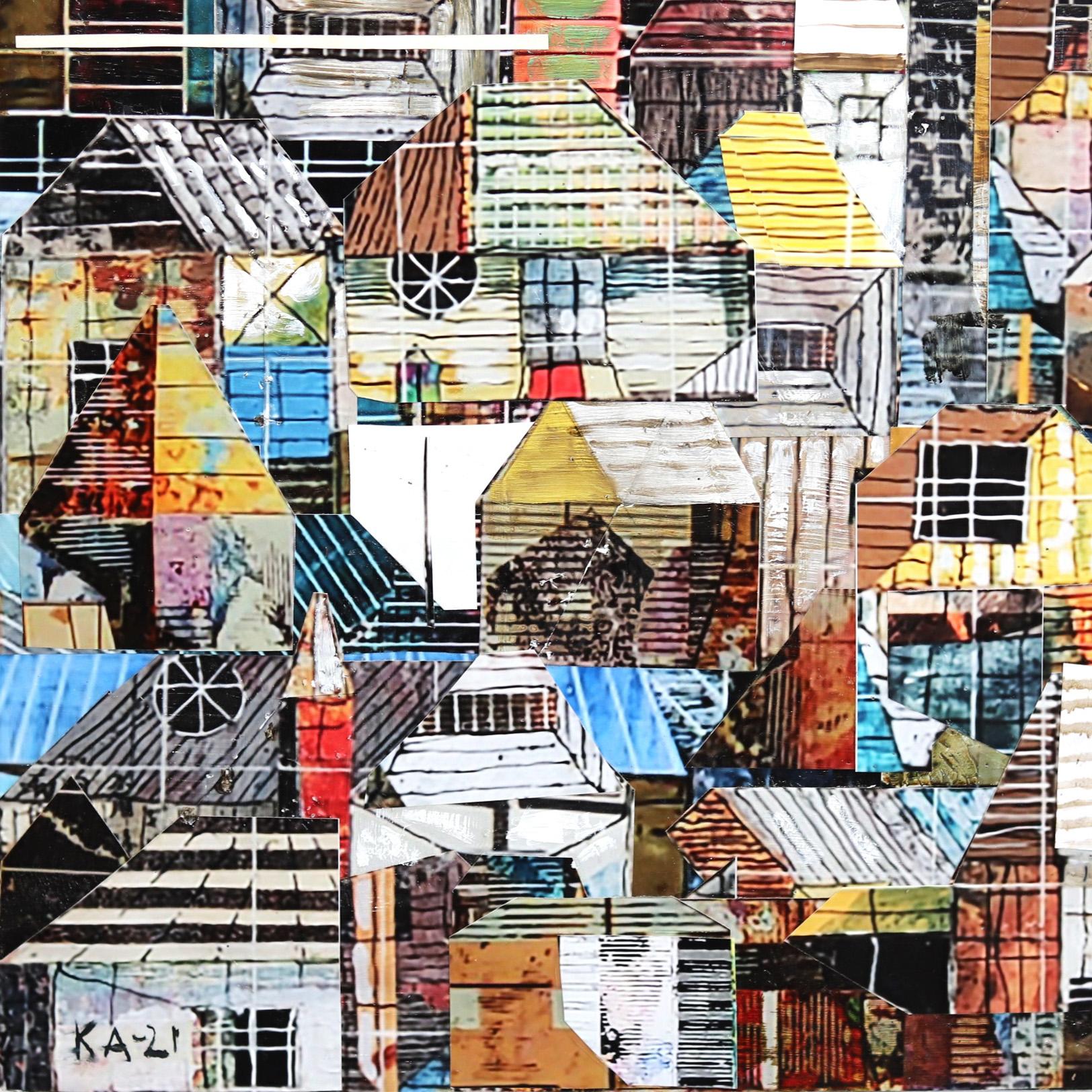Sublime 2154 - Collage photographique original de paysage urbain Artwork en vente 4