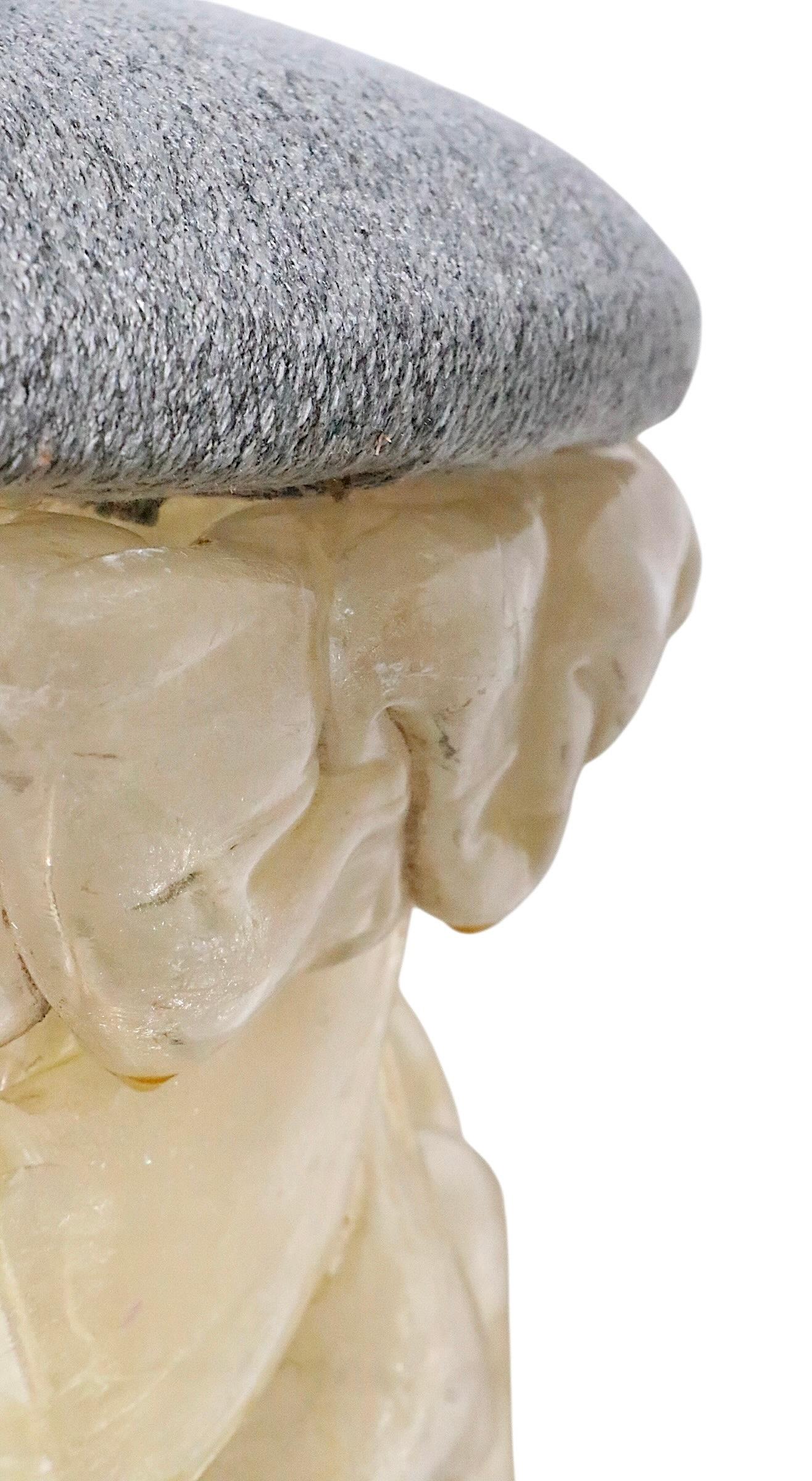 Taffy Resin Stool after Tony Duquette c. 1970/80's For Sale 3