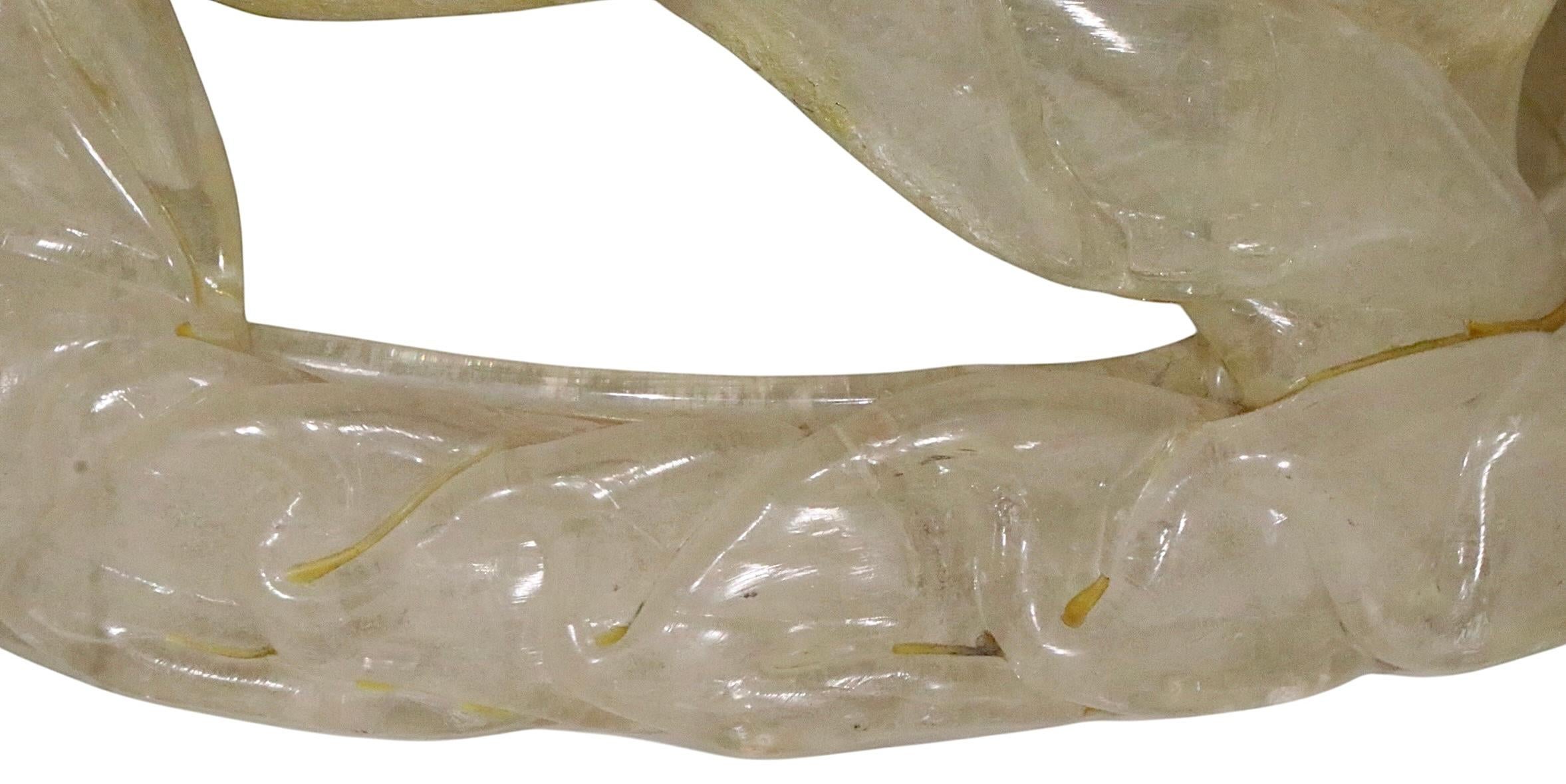 20th Century Taffy Resin Stool after Tony Duquette c. 1970/80's For Sale