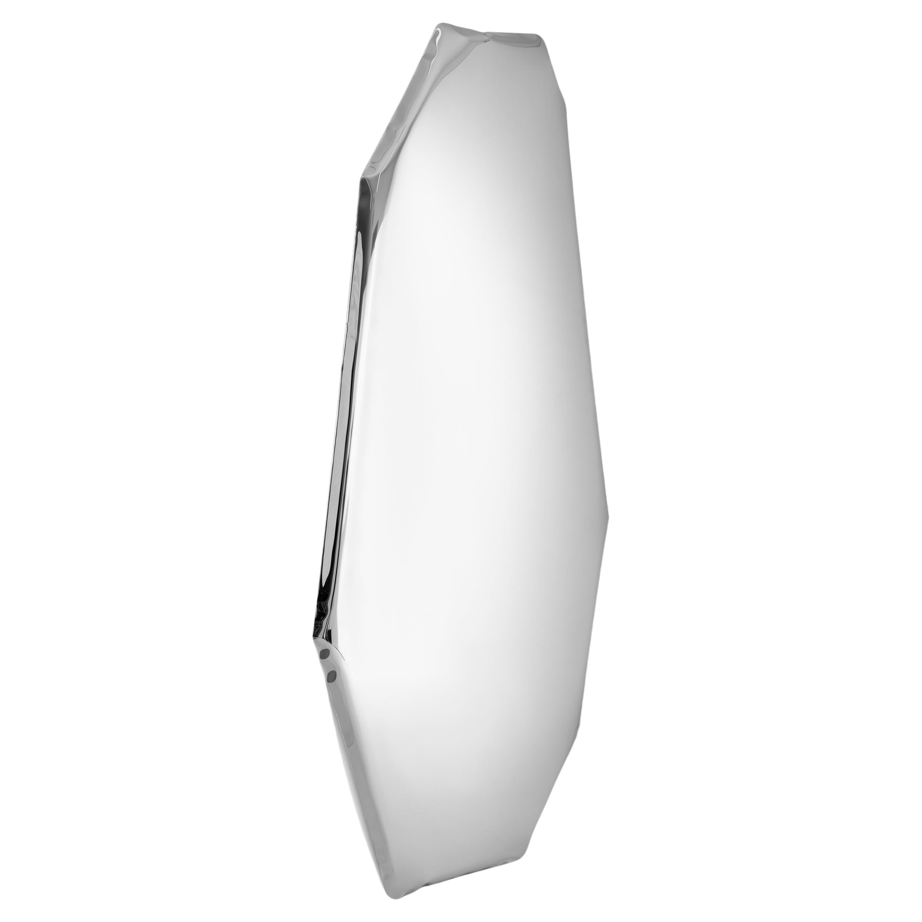 Specchio da parete in acciaio inox lucido Tafla C1 di Zieta