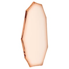 Tafla C3 Polished Stainless Steel Rose Gold Color Wall Mirror by Zieta