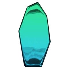 Tafla C4 Polished Gradient of Emerald and Sapphire Color Stainless Steel Wall