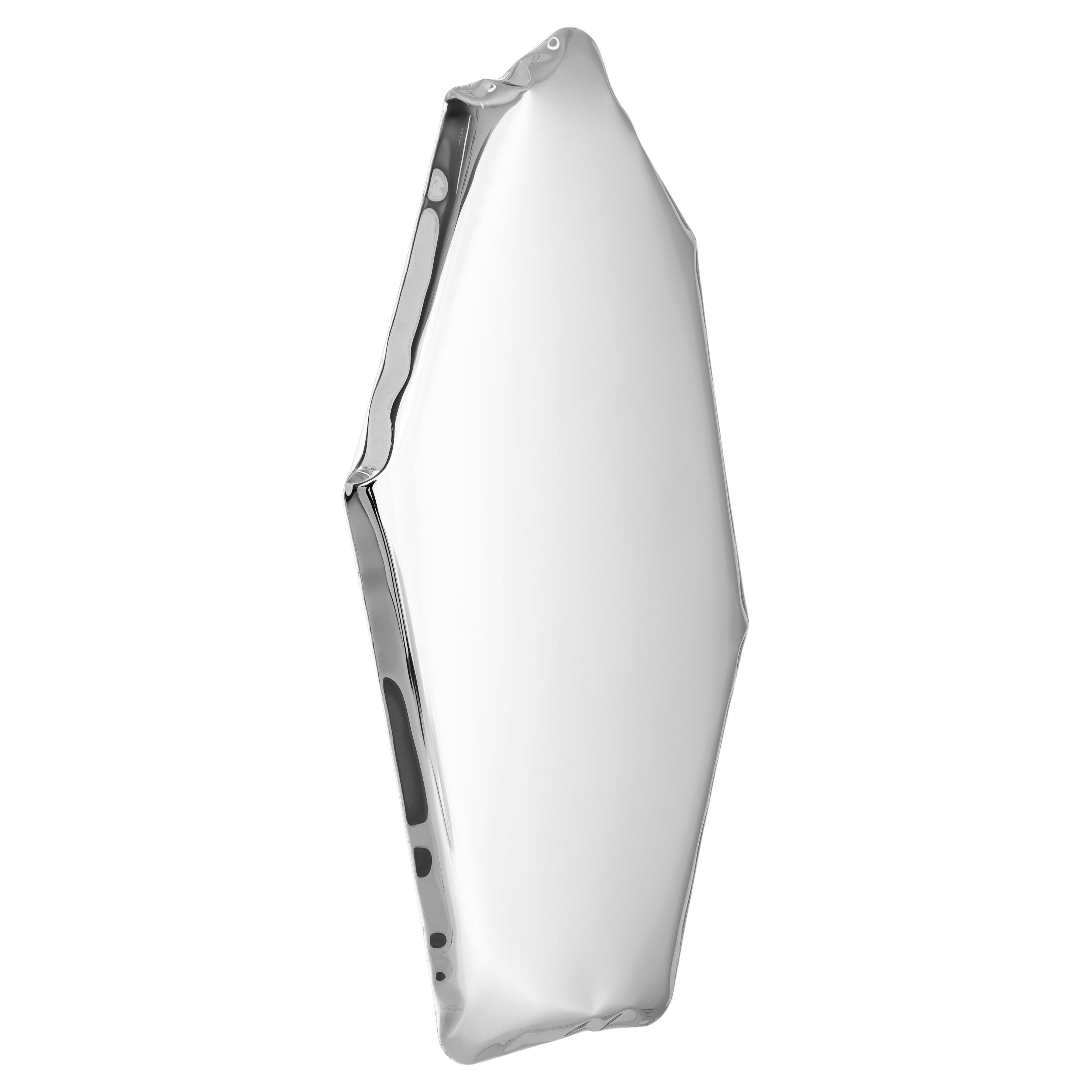 Tafla Mirror 'C4' in Polished Stainless Steel by Zieta, In stock For Sale