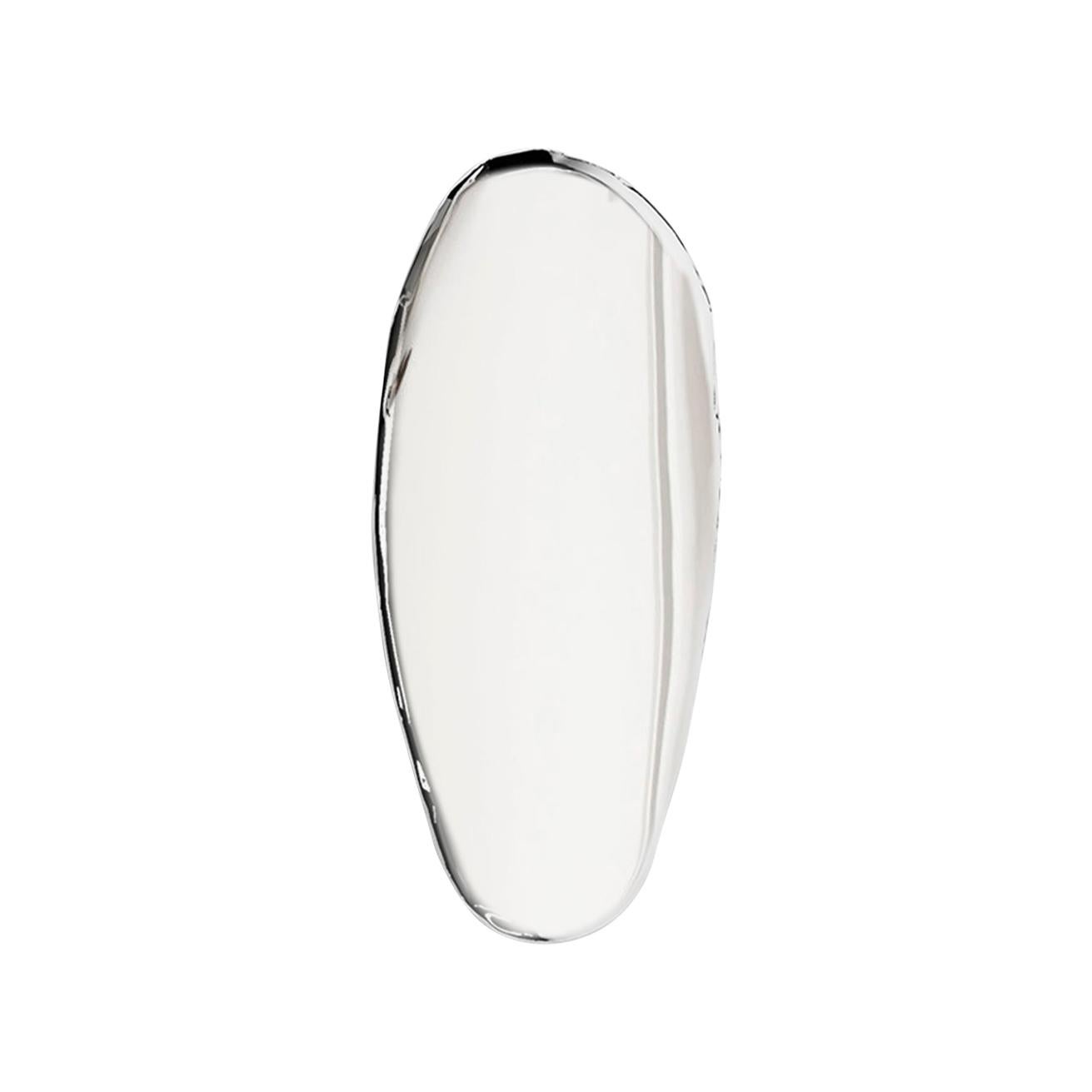 Mirror Tafla O1 in Polished Stainless Steel by Zieta