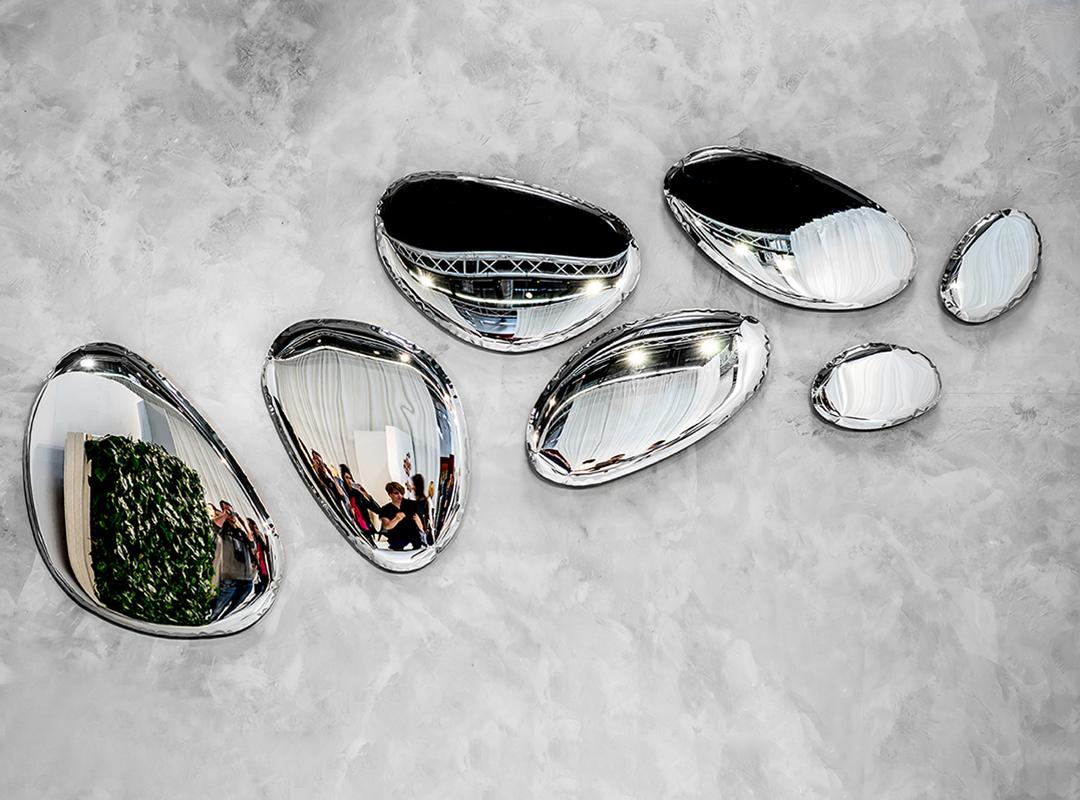 Tafla Mirror Q1 in acciaio inox lucido di Zieta in vendita 2