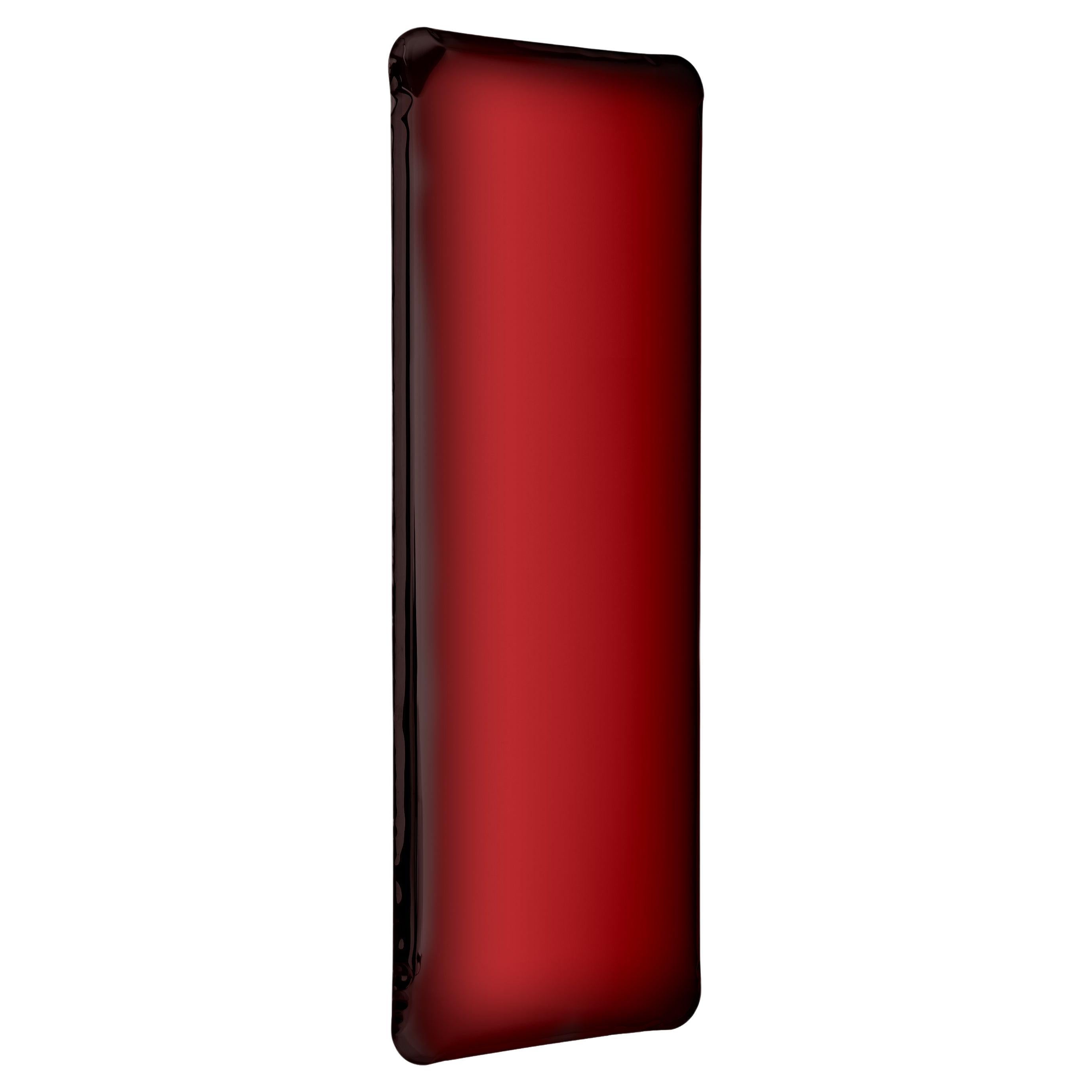 Tafla Mirror Q1 'Transitions' by Zieta, Rubin Red For Sale