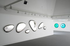 Tafla O1 Polished Stainless Steel Wall Mirror by Zieta