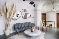 Tafla O2 Polished Stainless Steel Wall Mirror by Zieta