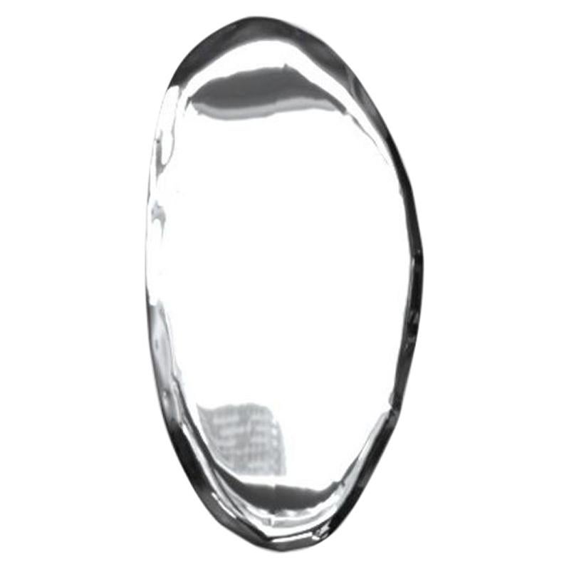 Tafla O4 Polished Stainless Steel Wall Mirror by Zieta