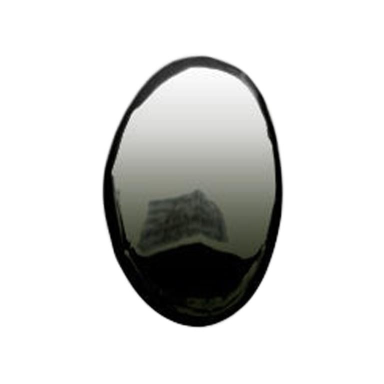 Tafla O5 Polished Dark Matter Color Stainless Steel Wall Mirror by Zieta