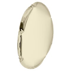 Tafla O5 Polished Stainless Steel Light Gold Color Wall Mirror by Zieta
