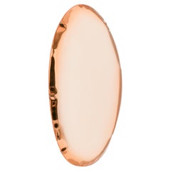 Tafla O5 Polished Stainless Steel Rose Gold Color Wall Mirror by Zieta