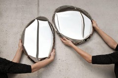 Tafla O6 Polished Stainless Steel Wall Mirror by Zieta