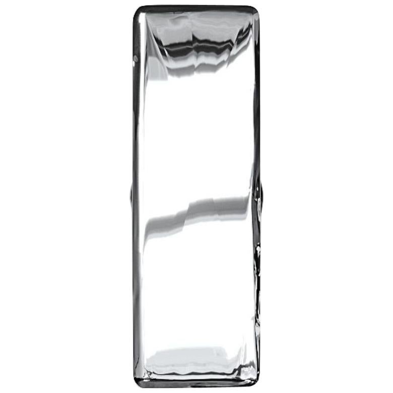 Tafla Q1 Polished Stainless Steel Wall Mirror by Zieta