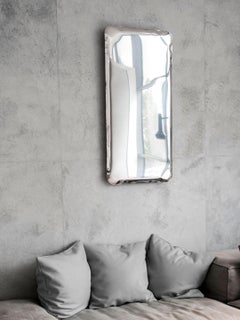 Tafla Q2 Polished Stainless Steel Wall Mirror by Zieta