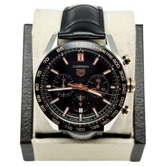 TAG Carrera CBN2A5A.FC6481 Chronograph Stainless Rose Gold Box Paper 2021