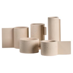 Tag Collection, Nude Concrete 5 Pot Set