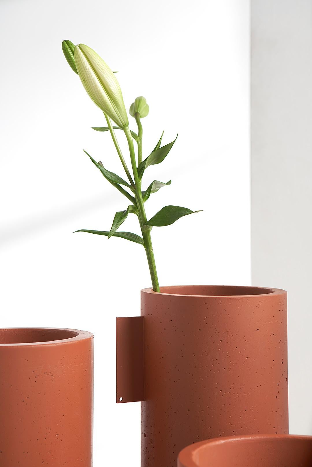 Collection'S, Set di 5 vasi in terracotta e calcestruzzo In condizioni Nuovo in vendita a Santa Edwiges, MG