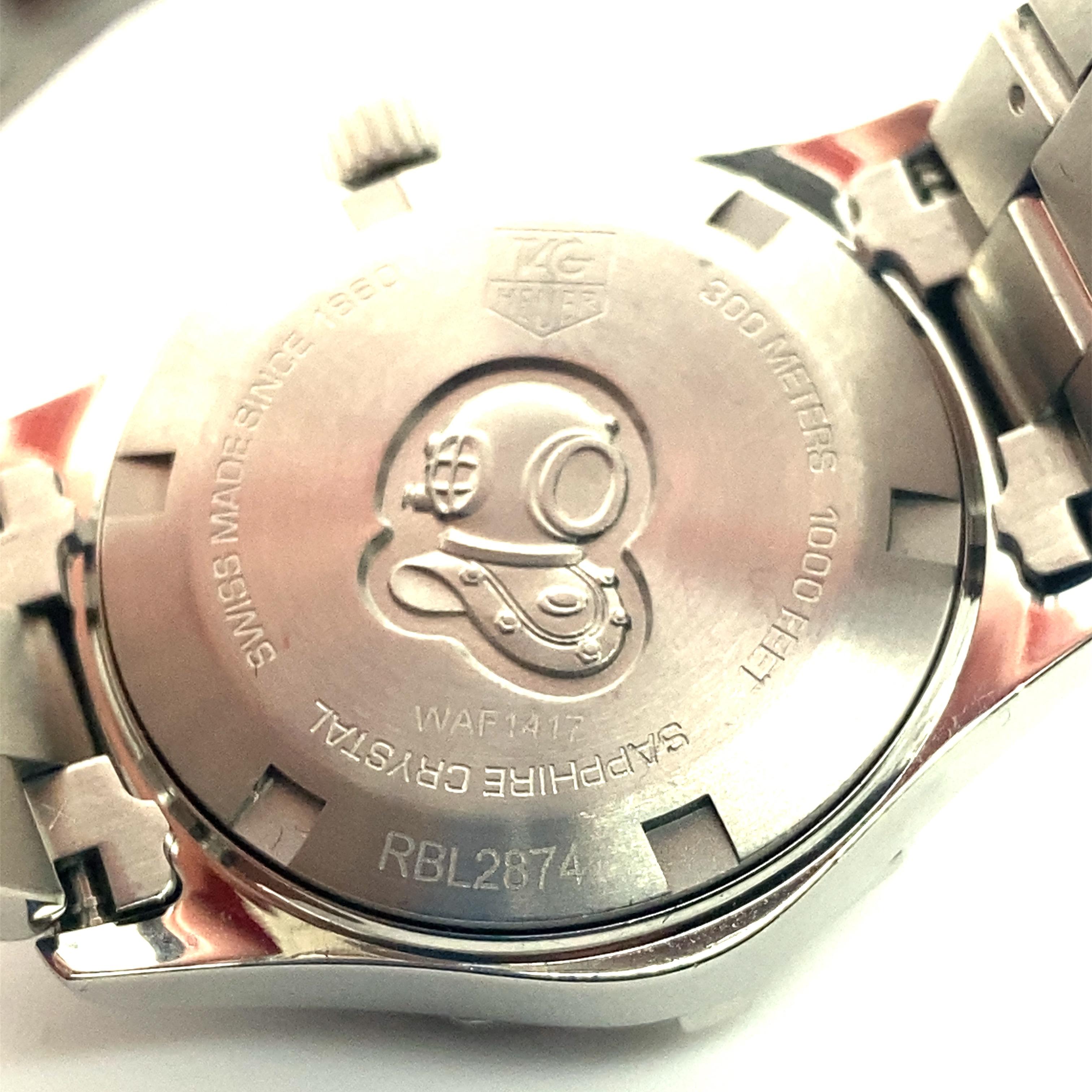 TAG Hauer Aquaracer Perlmutt Zifferblatt Damenuhr WAF1417 RBL2874 5