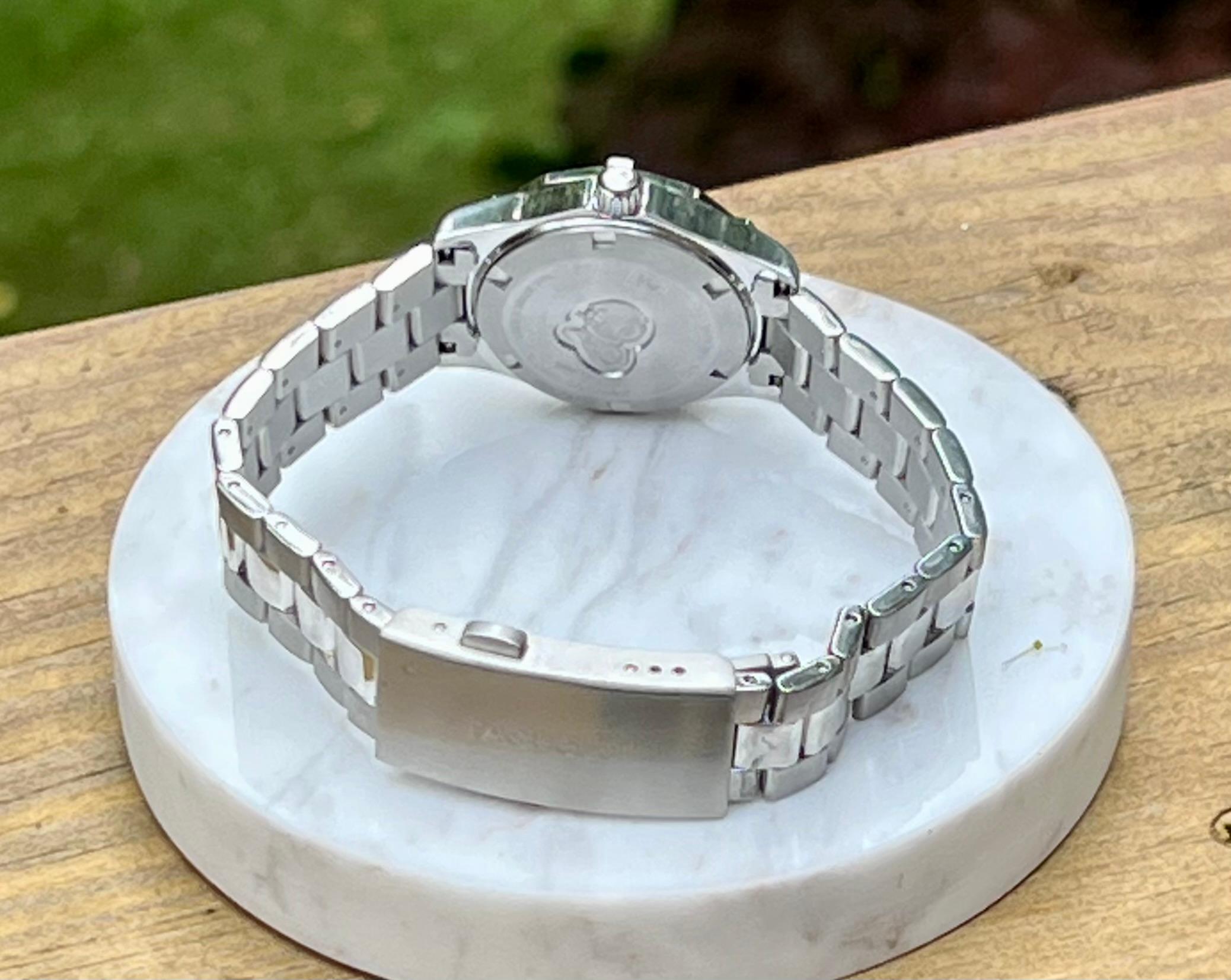 TAG Hauer Aquaracer Mother of Pearl Dial Women's Watch WAF1417 RBL2874 In Good Condition In Towson, MD
